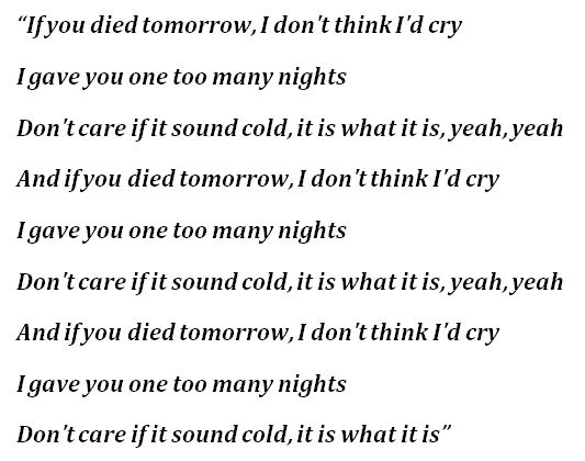  Jessie Reez,"Mutual Friend" Lyrics